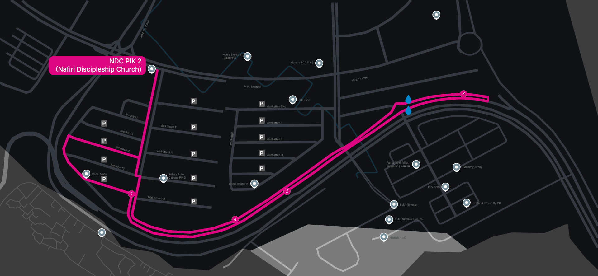 5K course map — NDC PIK 2